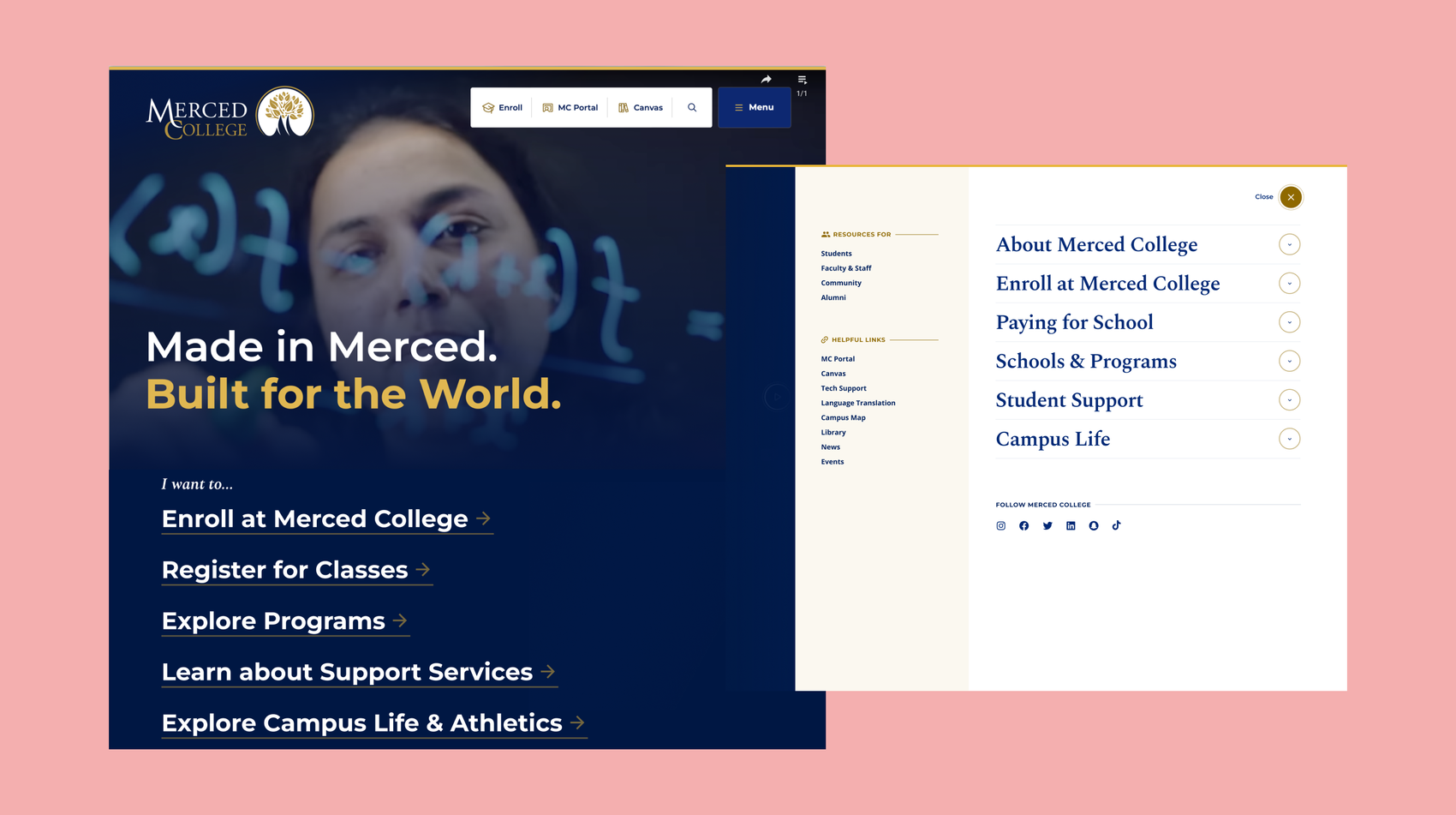 Mercred Main page
